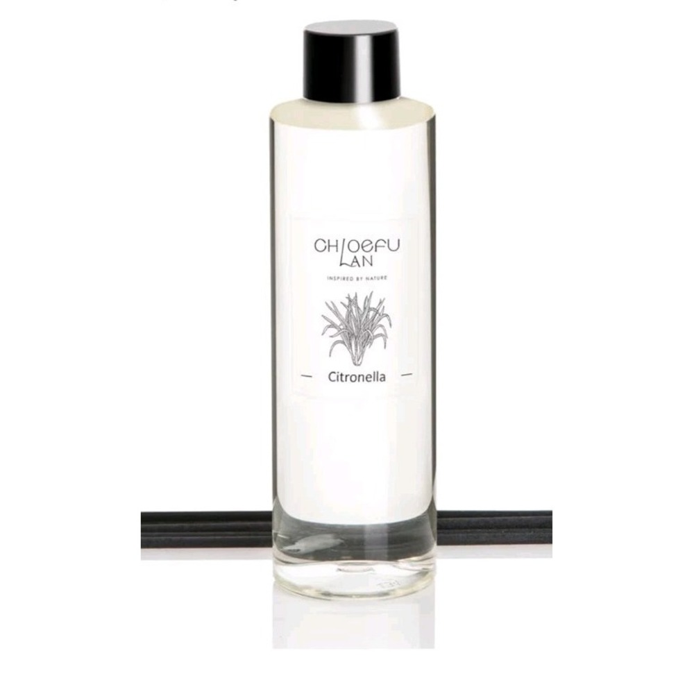 Chioefu Lan Citronella Scented Oil Diffuser Refill 200ml 6.76 fl oz Natural Oil